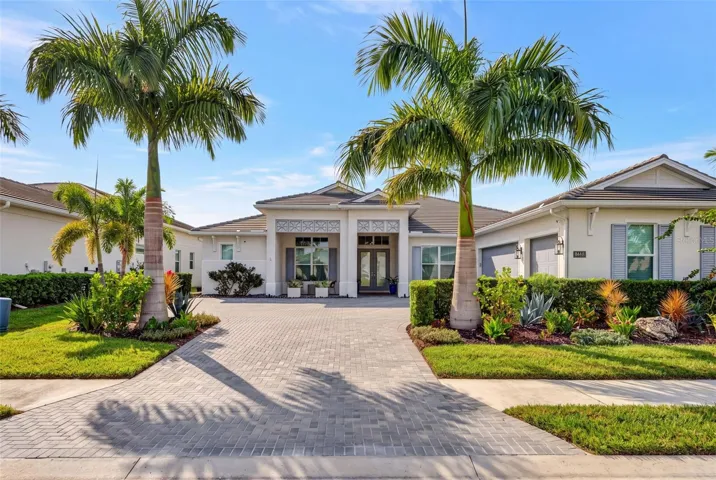 Palm-lined Front Exterior
