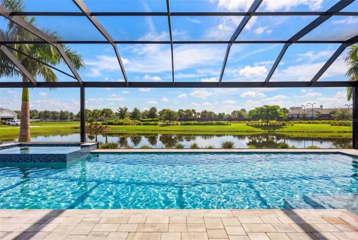 Pool with Water Views