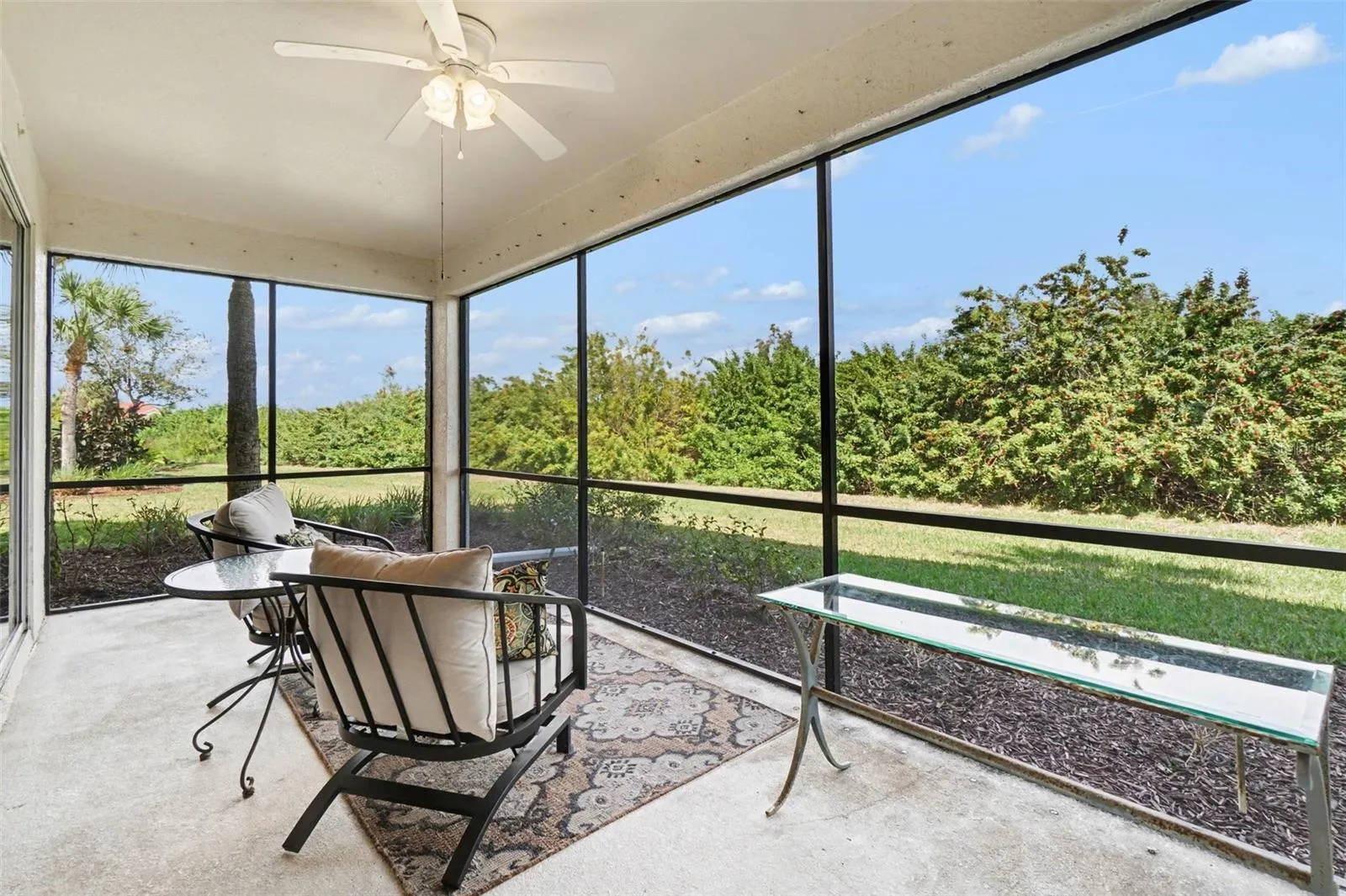 Screened lanai, live in a state of nature with this peaceful preserve view