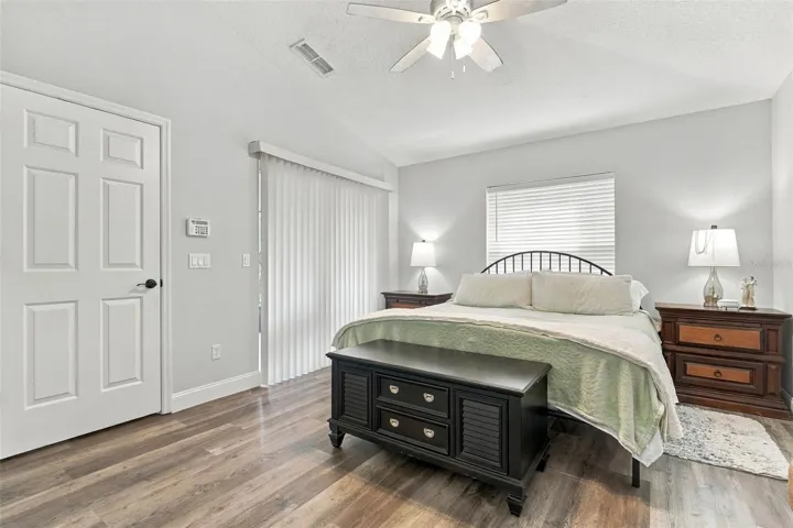 This primary bedroom suite is amazing!