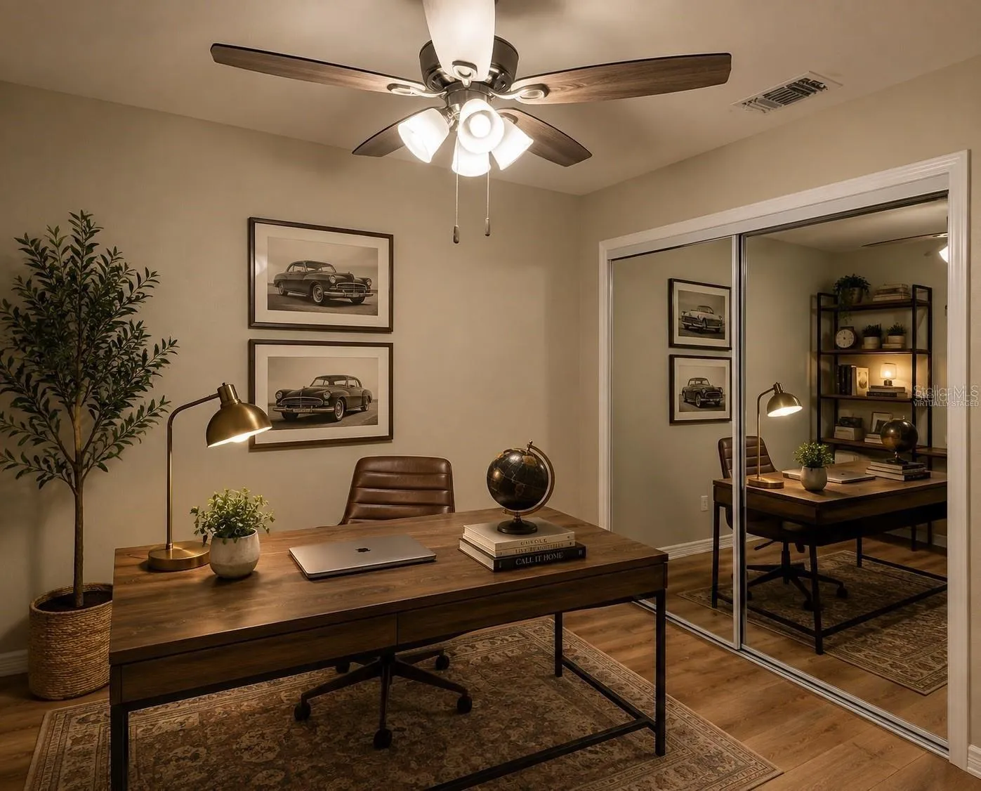 Staged office