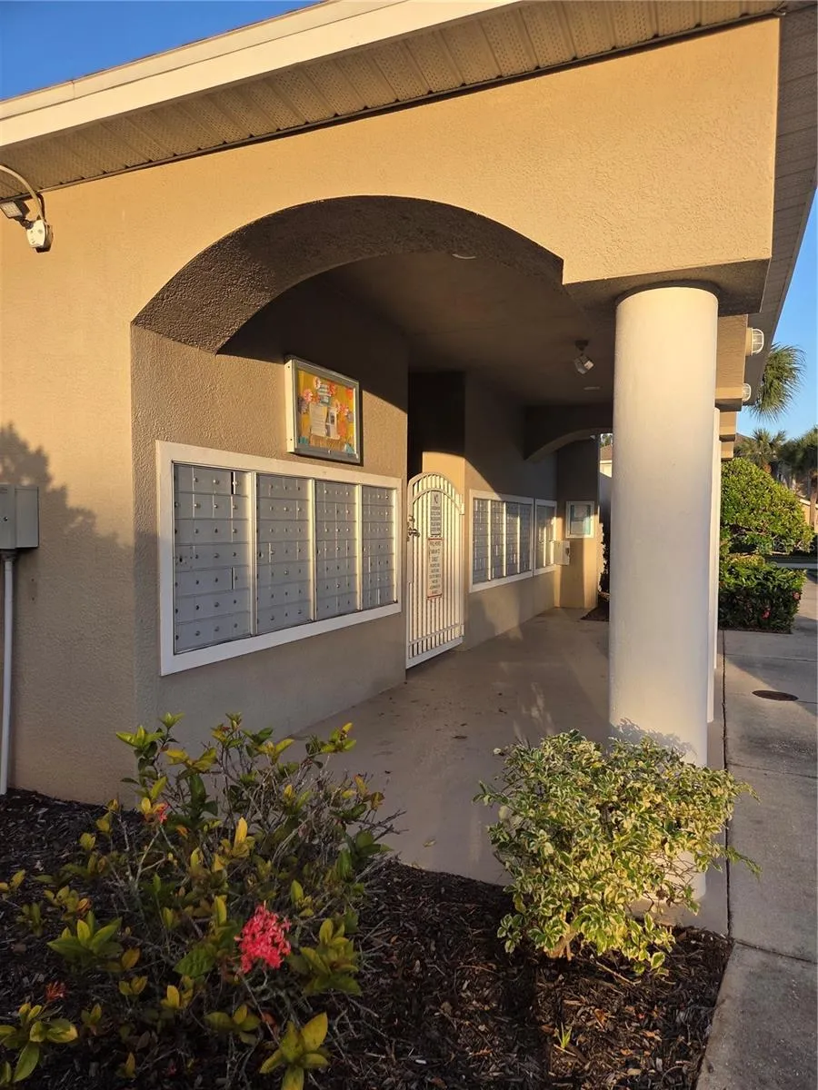 mailboxes by pool area
