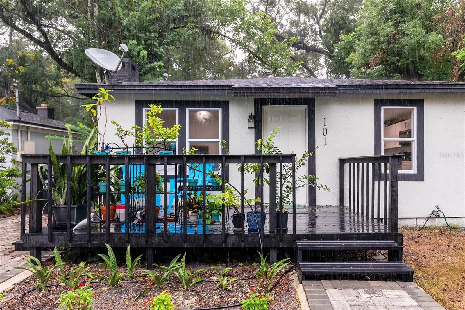 Front Wood Deck