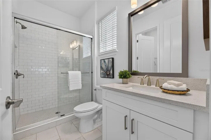 Second Full Bathroom with Walk in Closet
