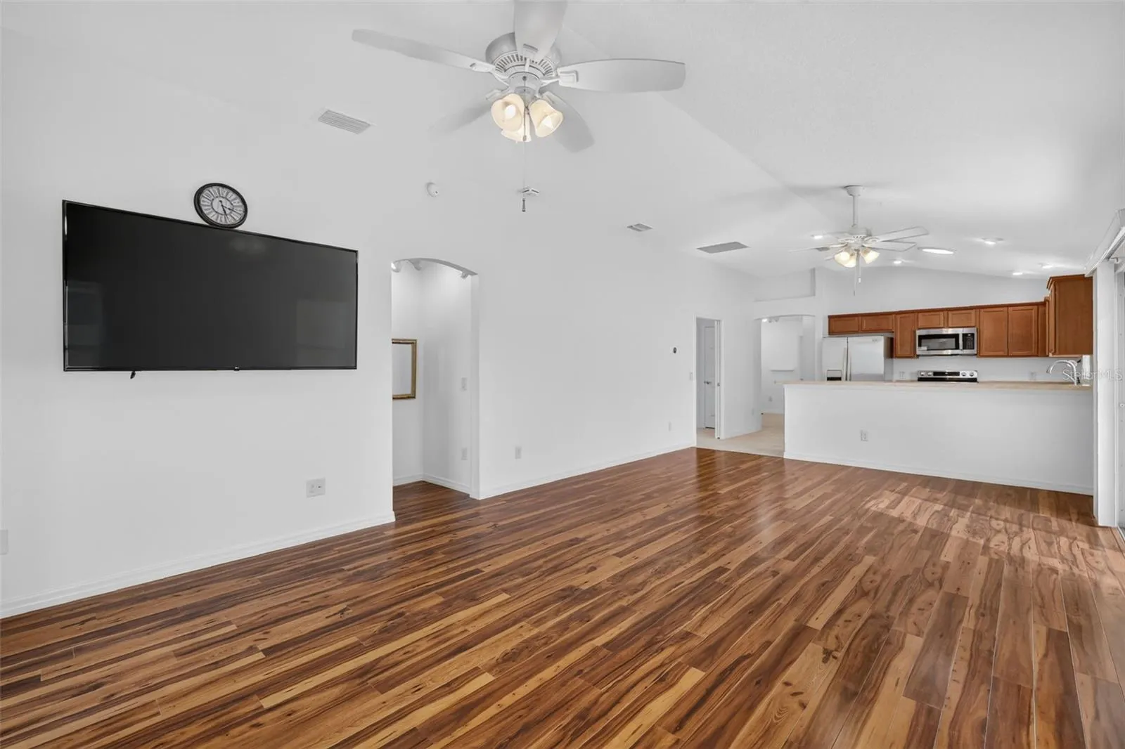 Living, Dining, and Kitchen