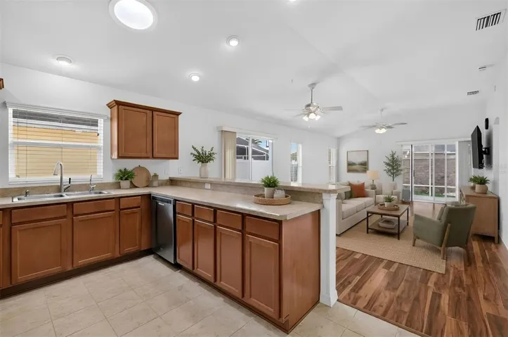 Kitchen-Virtually Staged