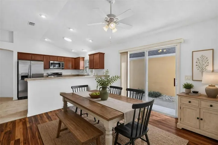 Kitchen and Dining Room-Virtually Staged
