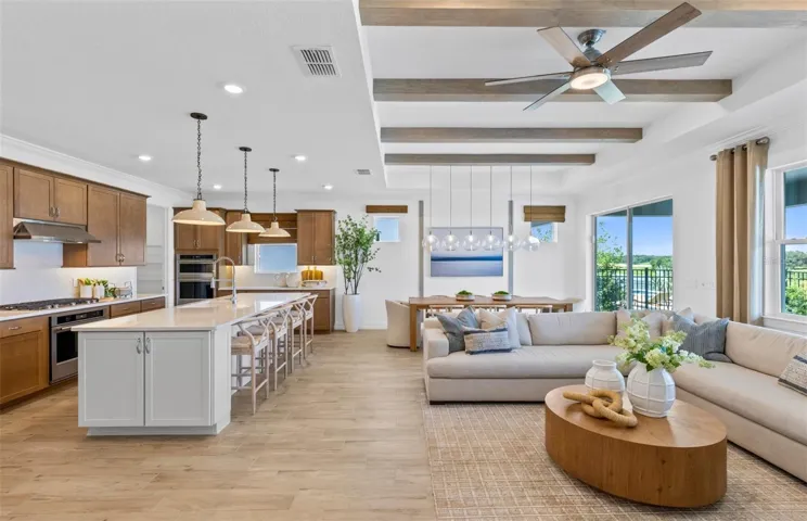 Model Home Design Only. Pictures and furnishings are for illustrative purposes only. Elevations, colors and options may vary. Furniture is for model home staging only.