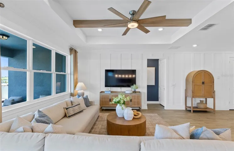 Model Home Design Only. Pictures and furnishings are for illustrative purposes only. Elevations, colors and options may vary. Furniture is for model home staging only.