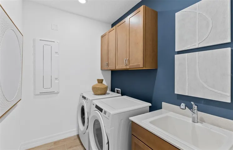 Model Home Design Only. Pictures and furnishings are for illustrative purposes only. Elevations, colors and options may vary. Furniture is for model home staging only.