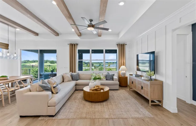 Model Home Design Only. Pictures and furnishings are for illustrative purposes only. Elevations, colors and options may vary. Furniture is for model home staging only.