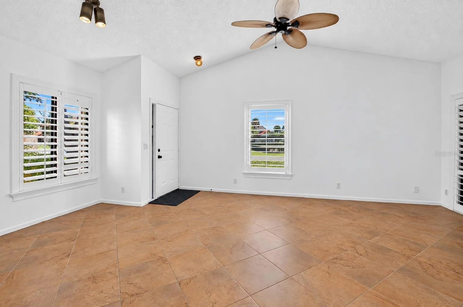Main door to living room