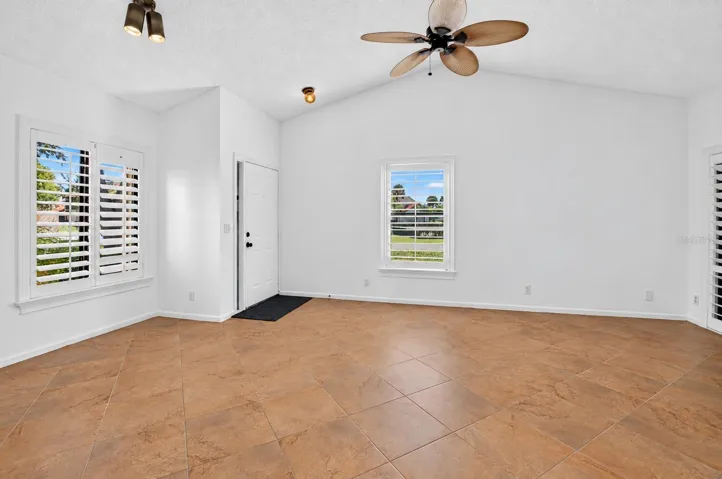 Main door to living room