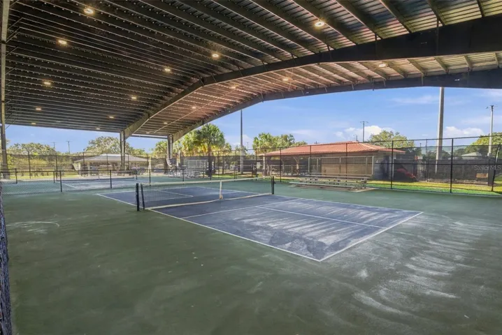 Sports Complex - covered Pickeball courts!