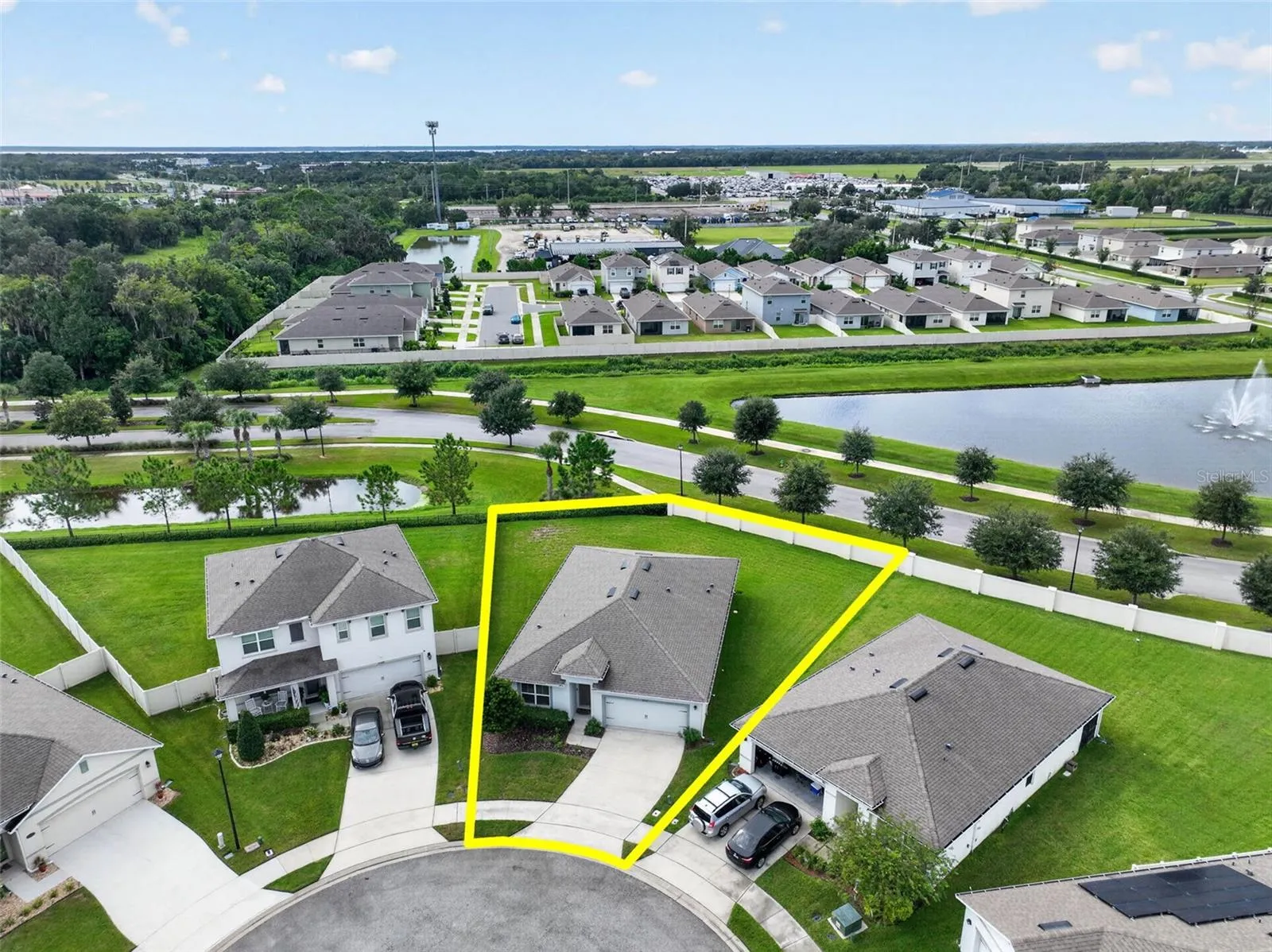 View of Home w/ Property Lines