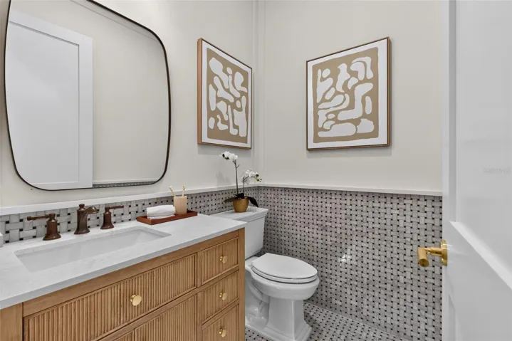 Powder bathroom