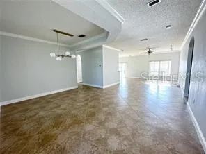Spacious Living and Family Room Combo