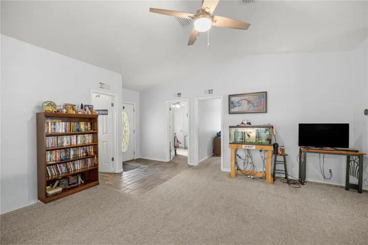 KITCHEN TO GUEST BATH FOYER AND PRIMARY &amp; GUEST #1 BEDROOMS