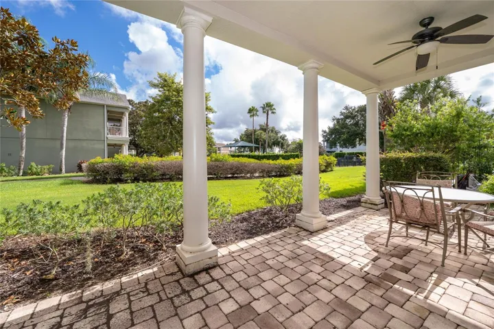 Back patio