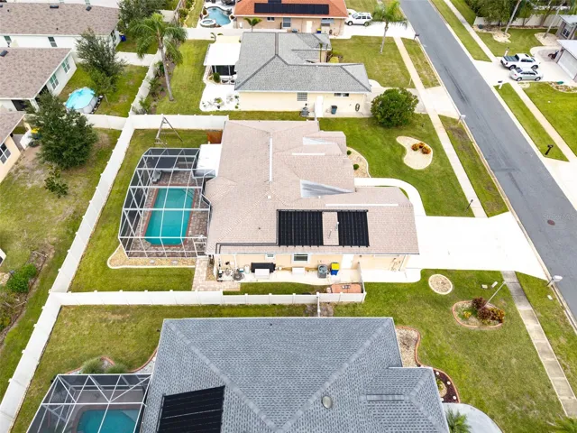 Solar panels for pool