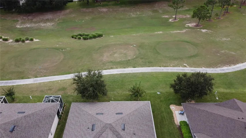 Drone Pic Of Roof &amp; Golf Course