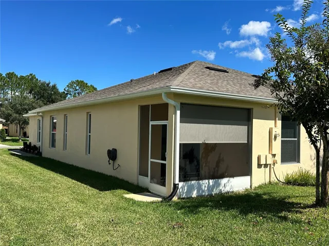 Rear Of Home
