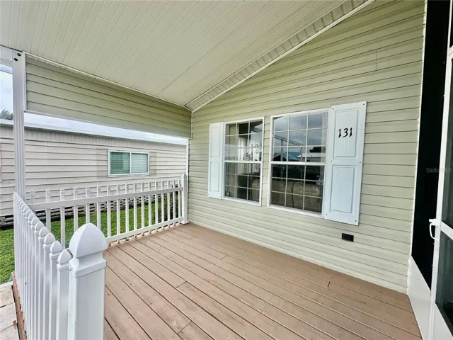 Front open porch