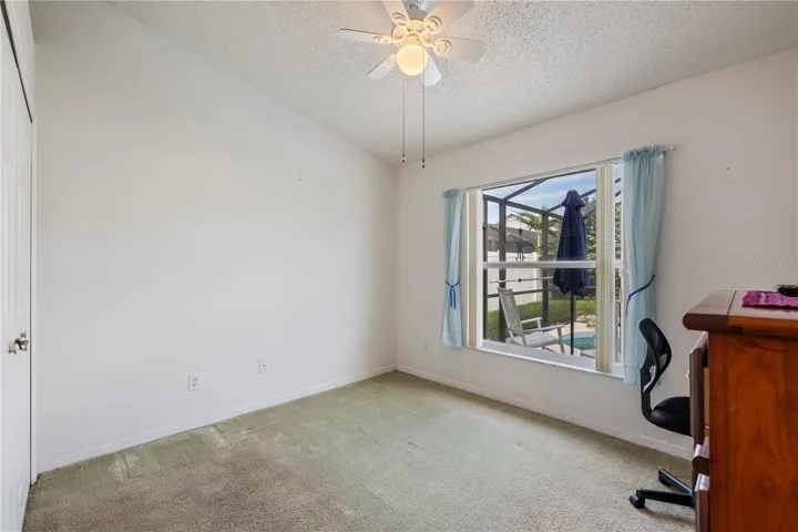 Bedroom 2 overlooks the Pool
