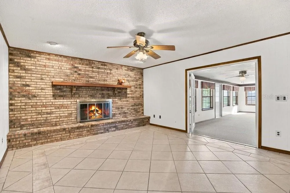 Family Room and Enclosed Patio