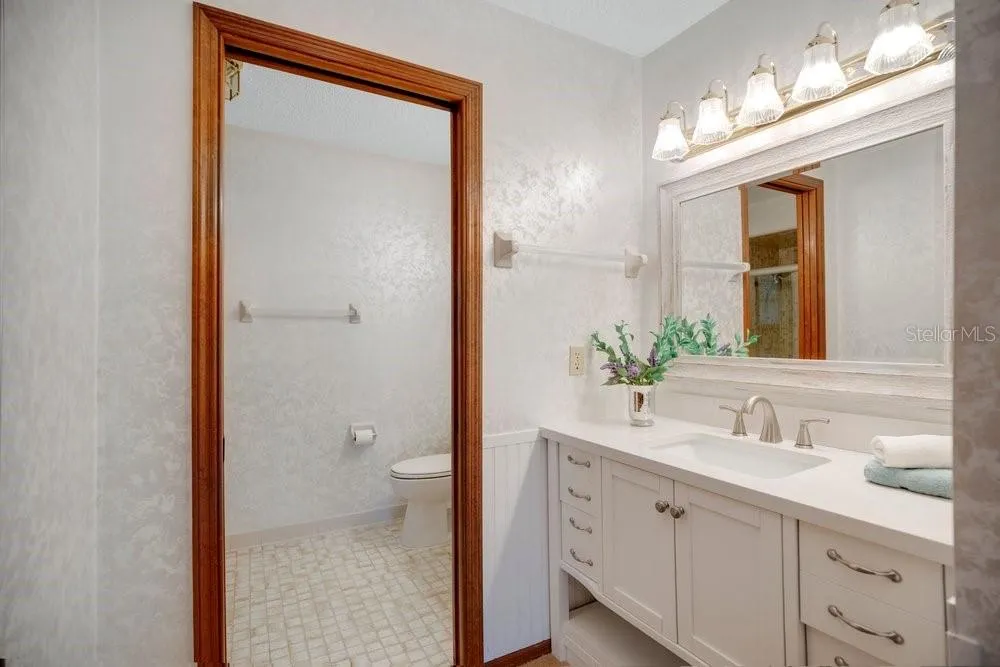 Primary Bathroom Vanity Area