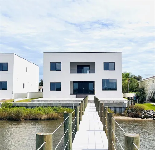 REAR ELEVATION OF HOME