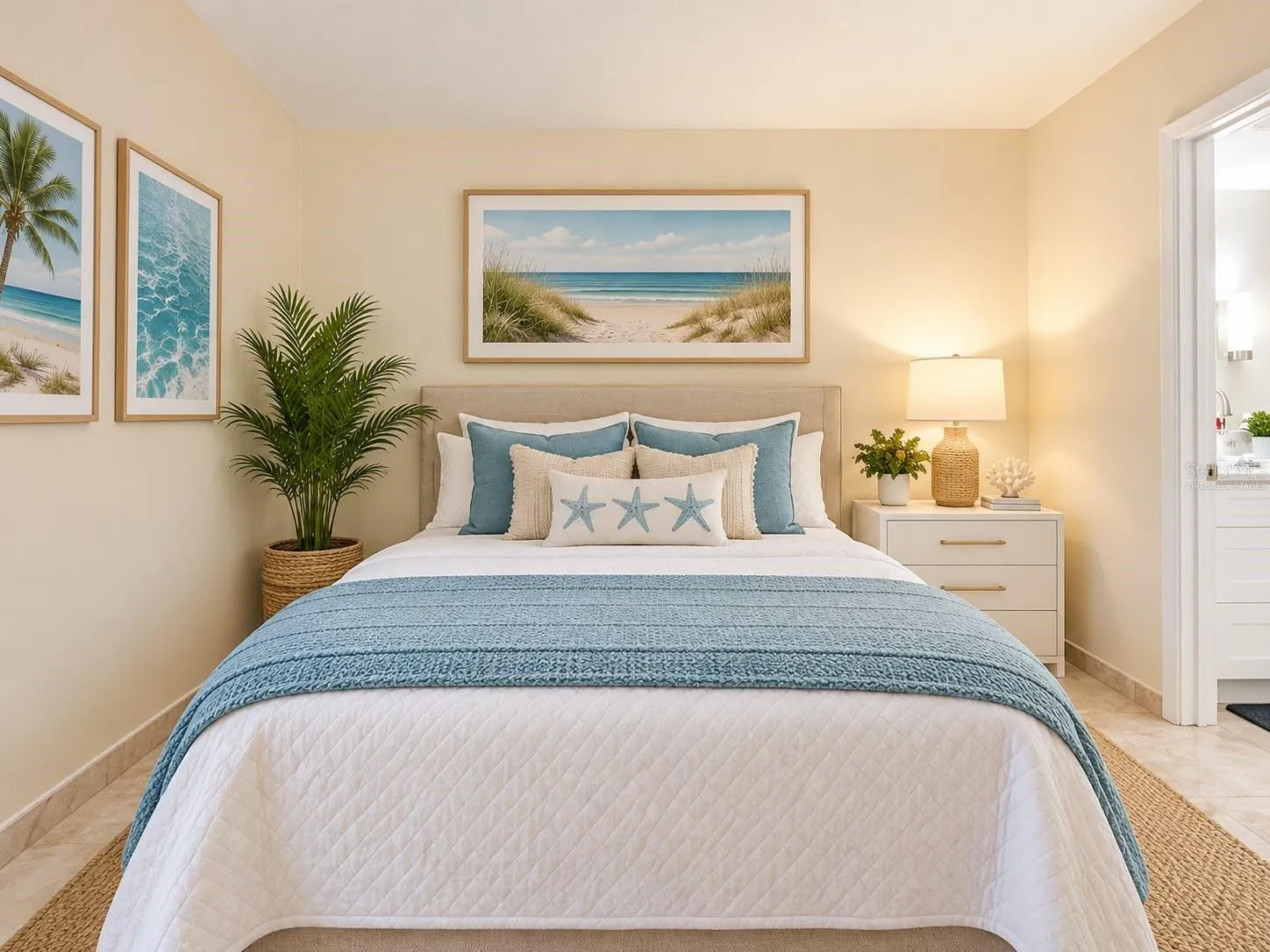 Virtually staged-bedroom 2
