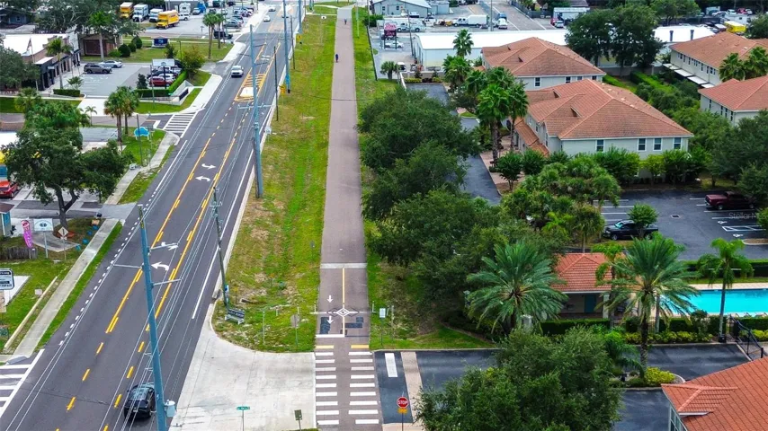 Pinellas Trail just outside the community