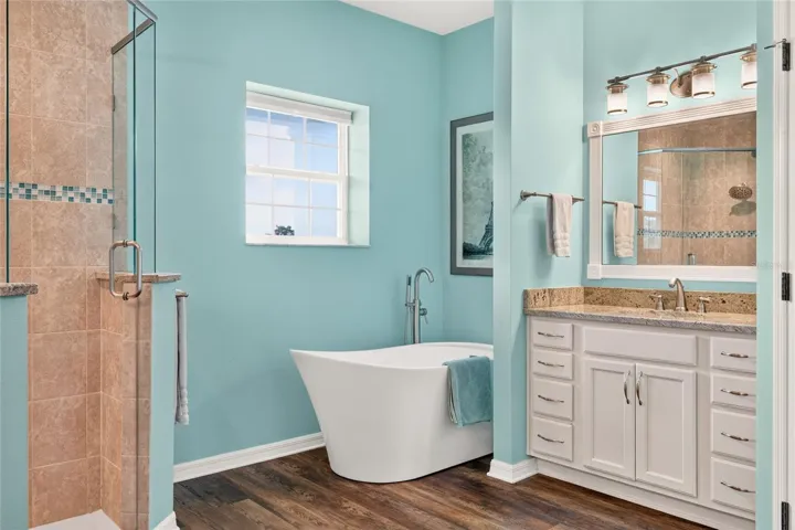 Enjoy the New Soaking Tub.