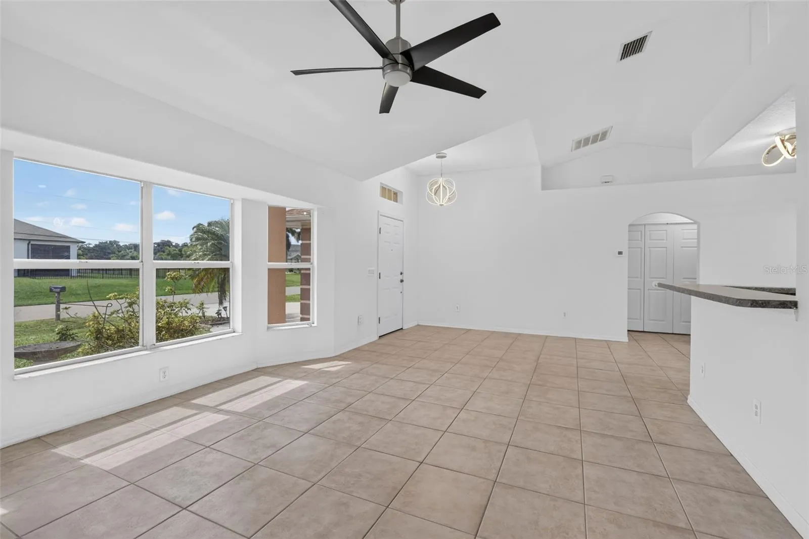 Living Room and Entry Area (Tinted Windows)