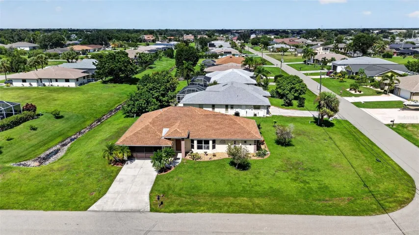 Aerial View - Large Side Yard Along Peterborough Rd