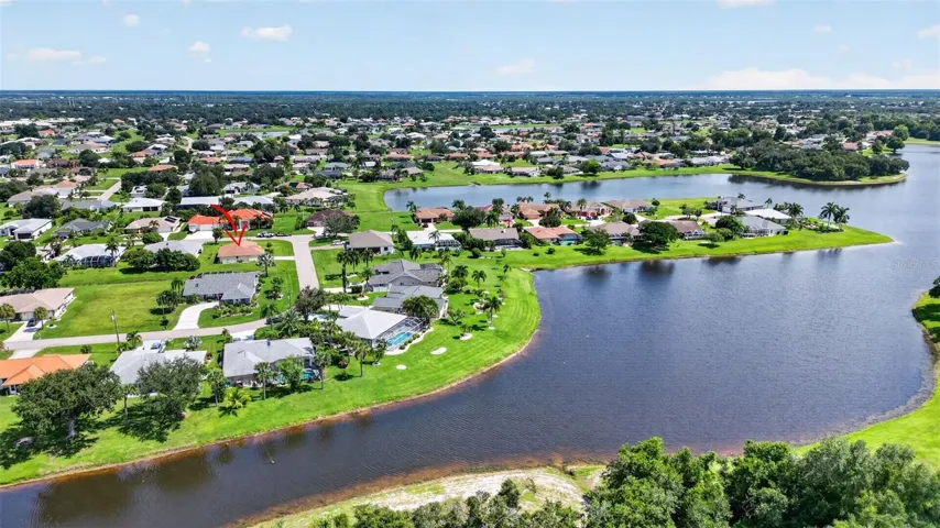 Aerial View of Lake Henry