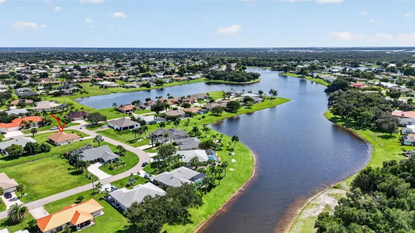 Aerial View of Lake Henry