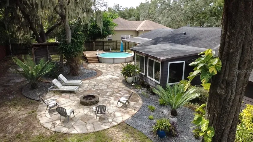 Backyard oasis
