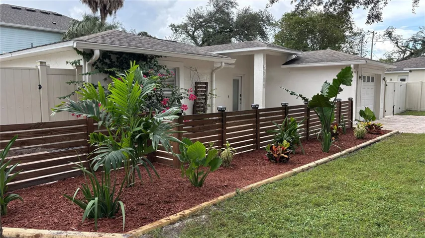 Landscaping in front yard