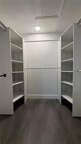 Primary walk-in closet