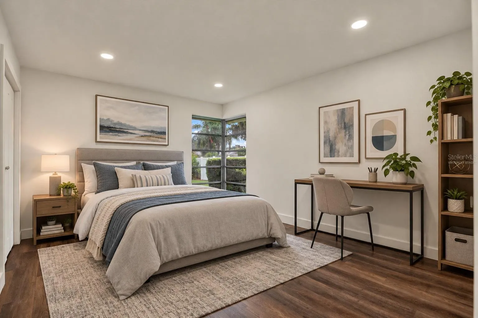 Virtually Staged bedroom 2