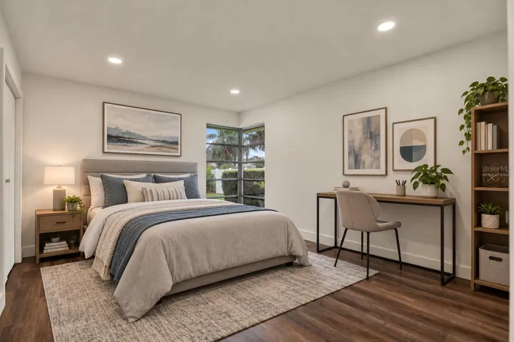 Virtually Staged bedroom 2