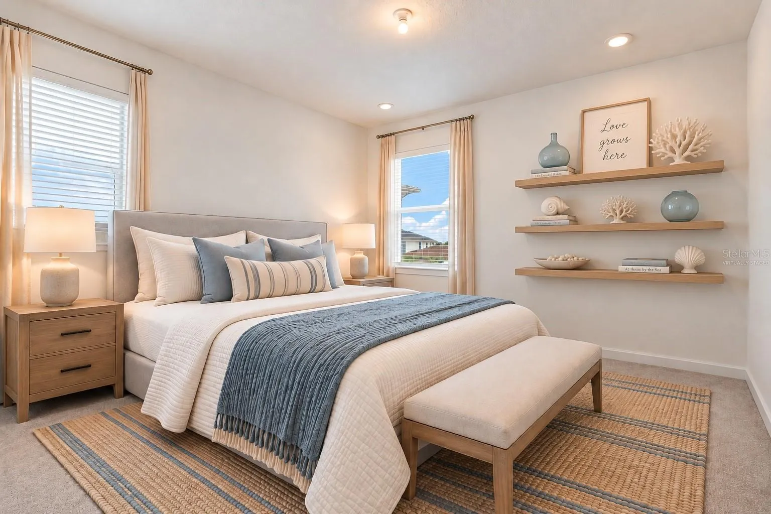 Virtually staged. Furniture and décor are digitally added for illustrative purposes only. Property is currently vacant.