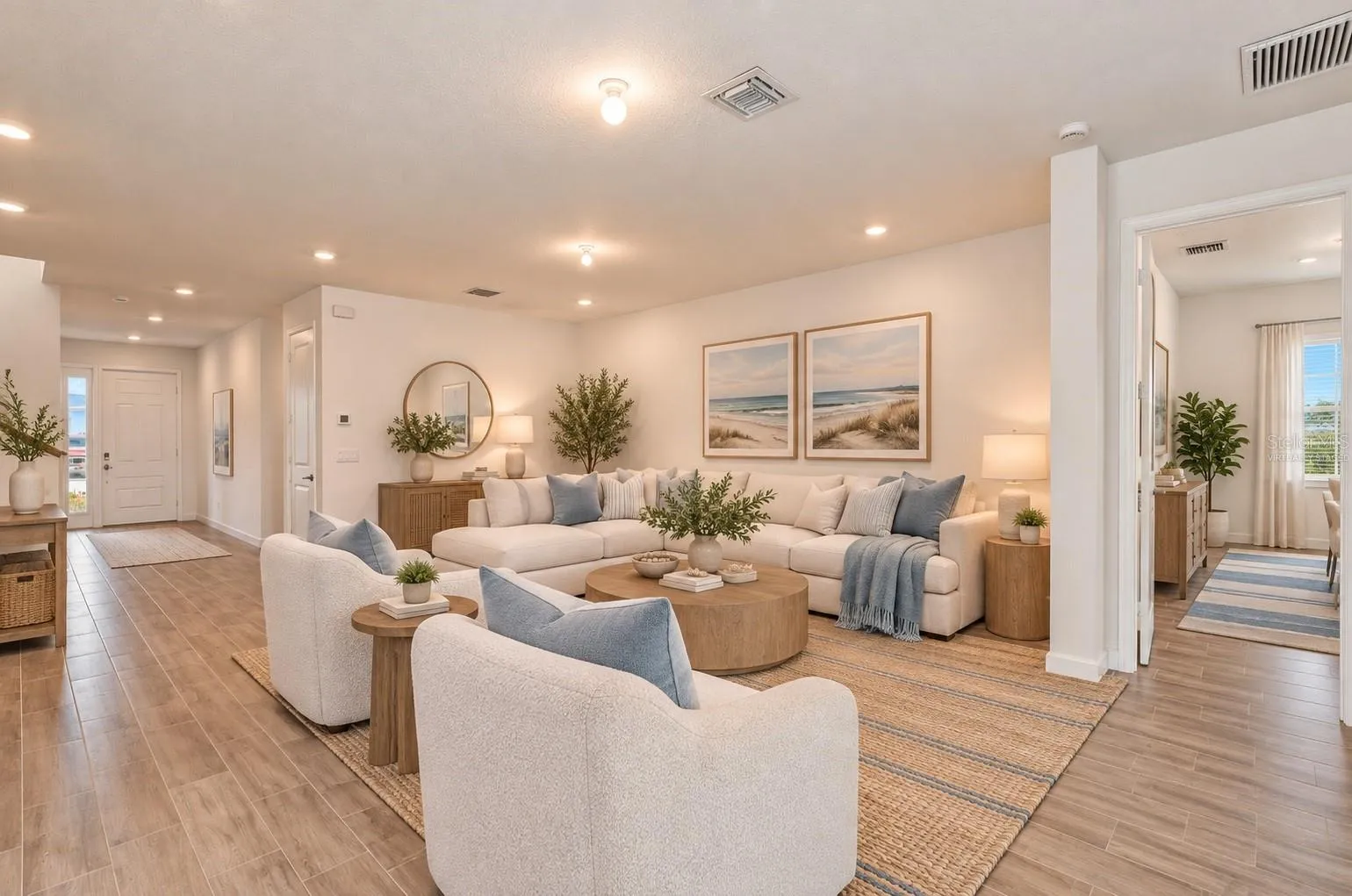 Virtually staged. Furniture and décor are digitally added for illustrative purposes only. Property is currently vacant.