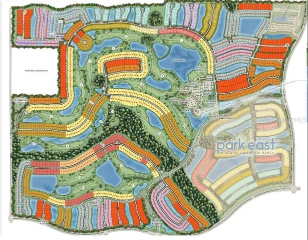 Esplanade at Azario Lakewood Ranch Community Sitemap