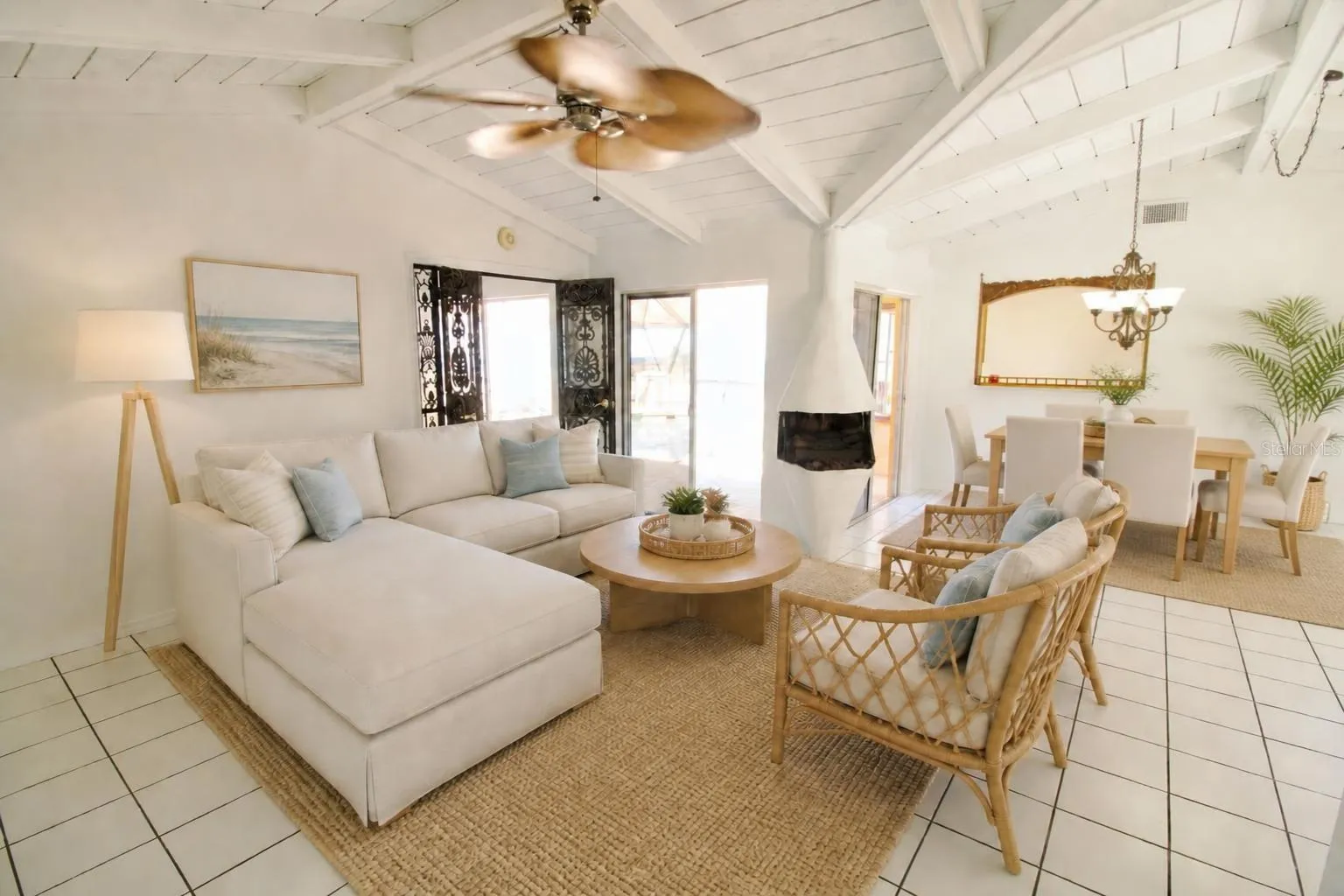 Living Room (Vertically Staged)