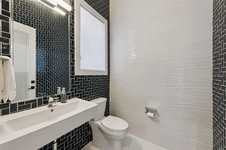 Half bathroom downstairs