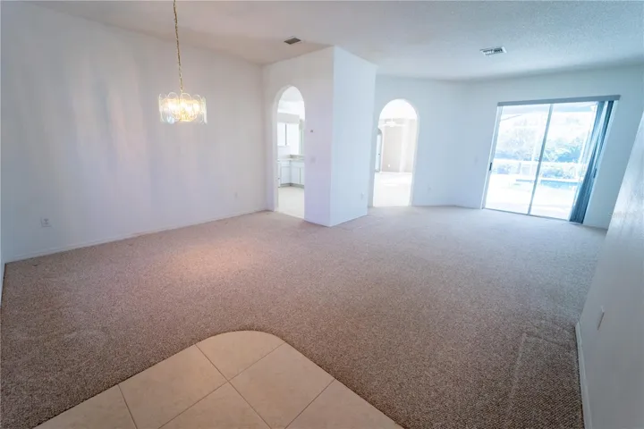 VIEW FROM FRONT DOOR.... FORMAL DINING &amp; LIVING ROOMS