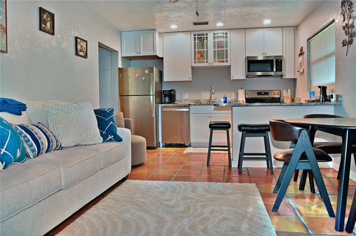 Living room Kitchen
